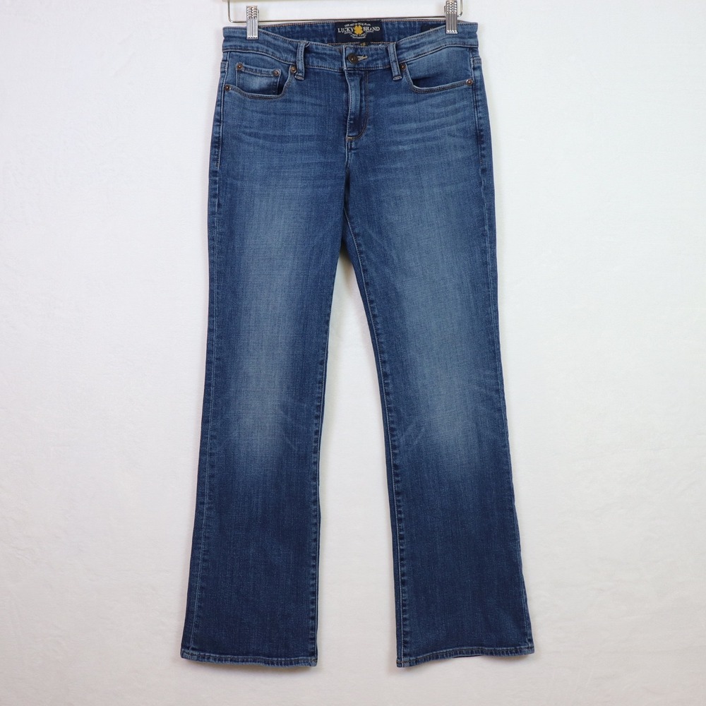 LUCKY BRAND JEANS  Bootcut Mid Rise‎ Medium Wash Denim, Size 6 / 28